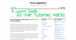 Desktop Screenshot of circusgiganticus.com
